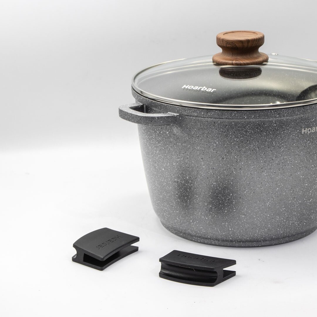 Кастрюля Hoarbar Deep Pot A06 28CM (A0628A) Gray (Серый)