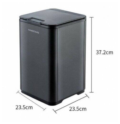 Мусорное Ведро Ninestars Waterproof Sensor Trash Can, 10л (DZT-10-35S) Black (Черный) CN Мусорное Ведро Ninestars Waterproof Sensor Trash Can, 10л (DZT-10-35S) Black (Черный) CN