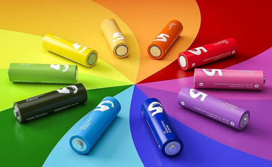 Батарейки Xiaomi Rainbow 5 AA (10 шт) Батарейки Xiaomi Rainbow 5 AA (10 шт)