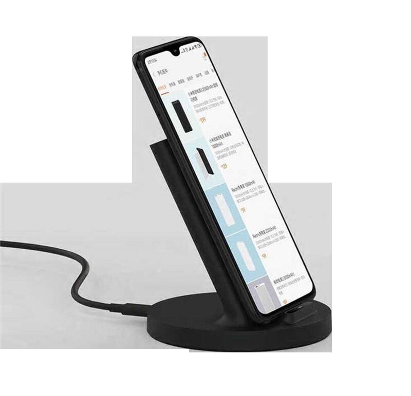 Беспроводное зарядное устройство Xiaomi Vertical Wireless Charger 20W (WPC02ZM) Black (Черный)