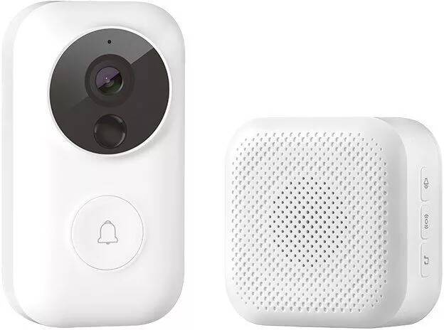 Умный дверной звонок и динамик Xiaomi Mijia Zero Intelligent Video Doorbell Set (FJ01MLTZ) White (Белый)