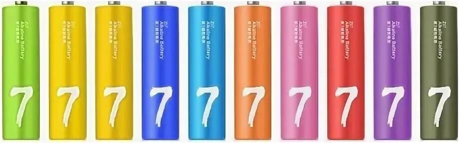 Батарейки Xiaomi Rainbow 7 AAA (24 шт)