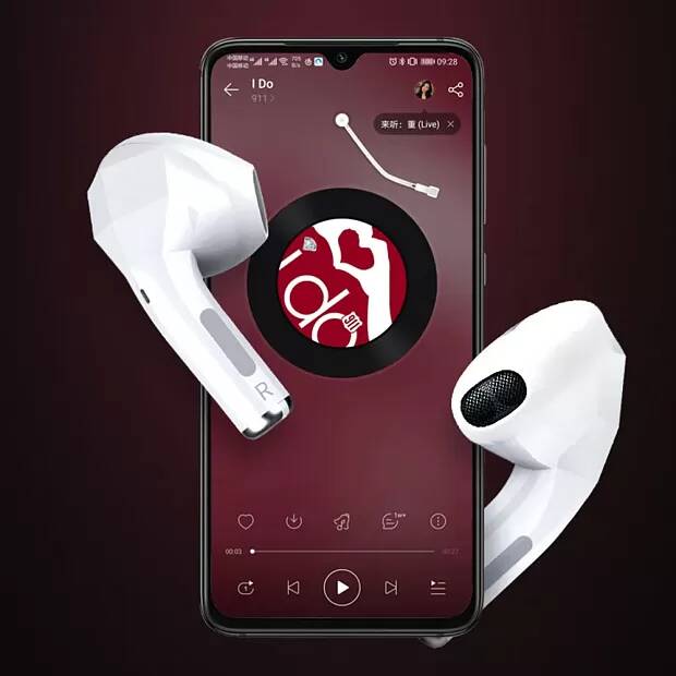 Беспроводные наушники Lenovo TW50 Thinkplus Trackpods White (Белый) Global Version