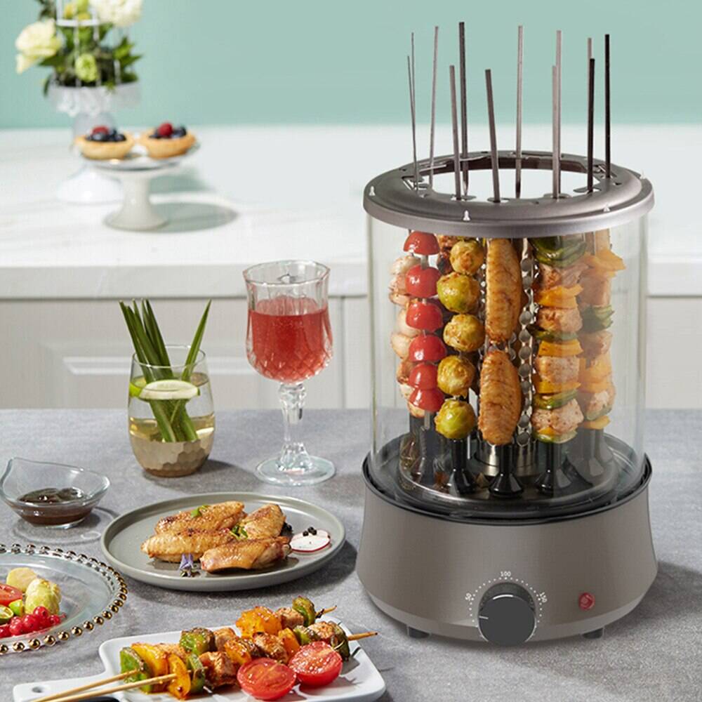 Электрошашлычница Xiaomi Liven Automatic Rotating Barbecue Hut KL-J121 Gray (Серый) Электрошашлычница Xiaomi Liven Automatic Rotating Barbecue Hut KL-J121 Gray (Серый)