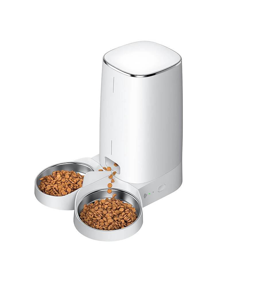 Автокормушка для животных Xiaomi Rojeco 4L Automatic Pet Feeder WIFI Version Double Bowl