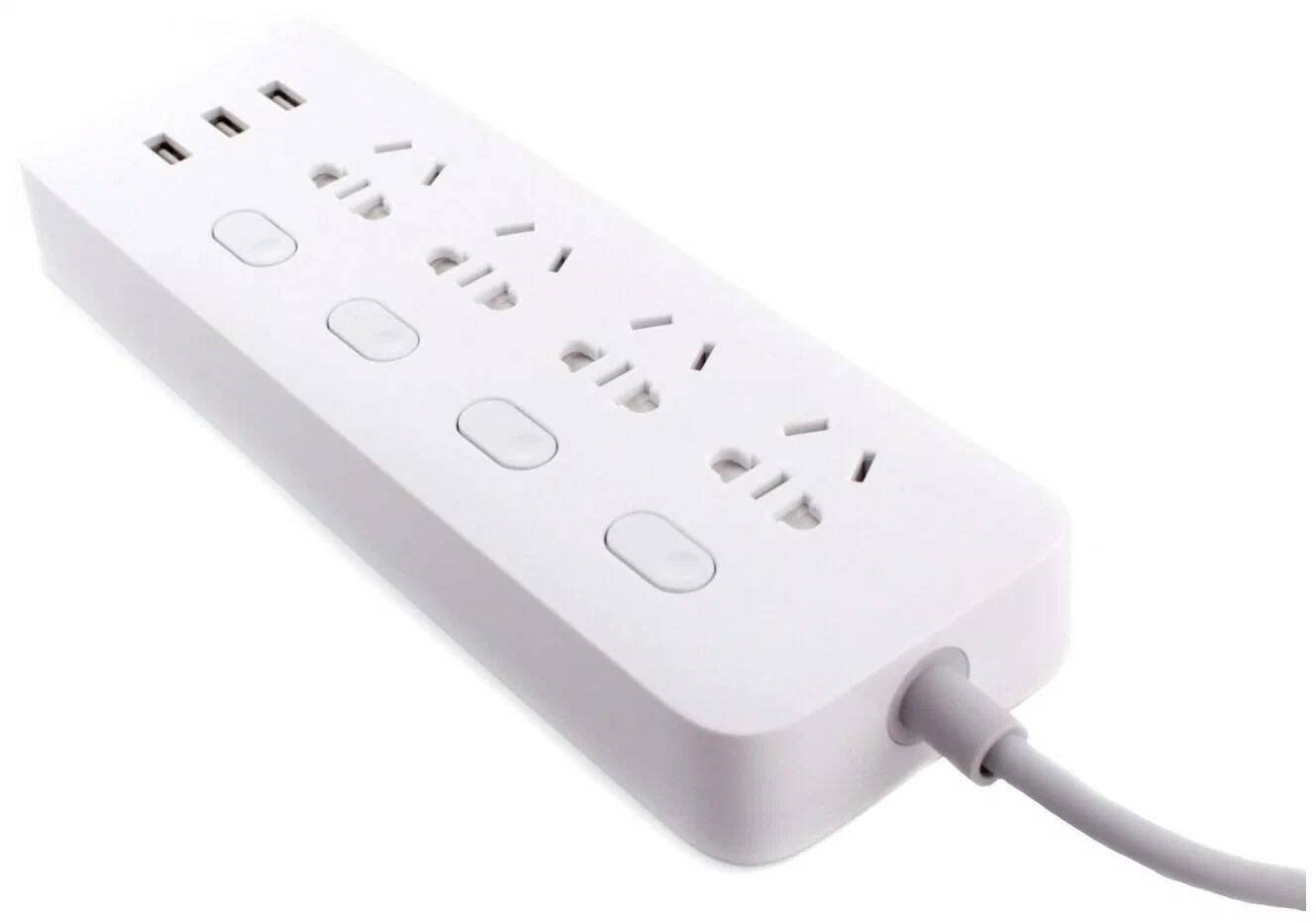 Удлинитель Xiaomi MiJia Intelligent Power Strip 4 (MJSWSKCXB-01QM) 1.8 м White (Белый)