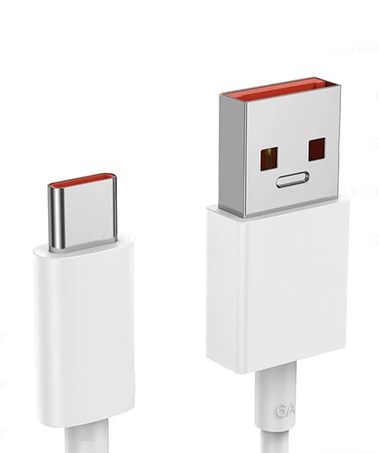 Кабель для зарядки и передачи данных Xiaomi USB-TypeC/6A-120W White (Белый) CN