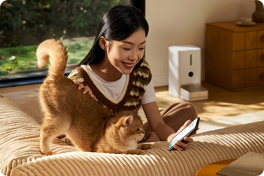 Автокормушка для кошек и собак Xiaomi Mijia Smart Pet Feeder 2 (MJWSQ02)5L White (Белый) Global Version