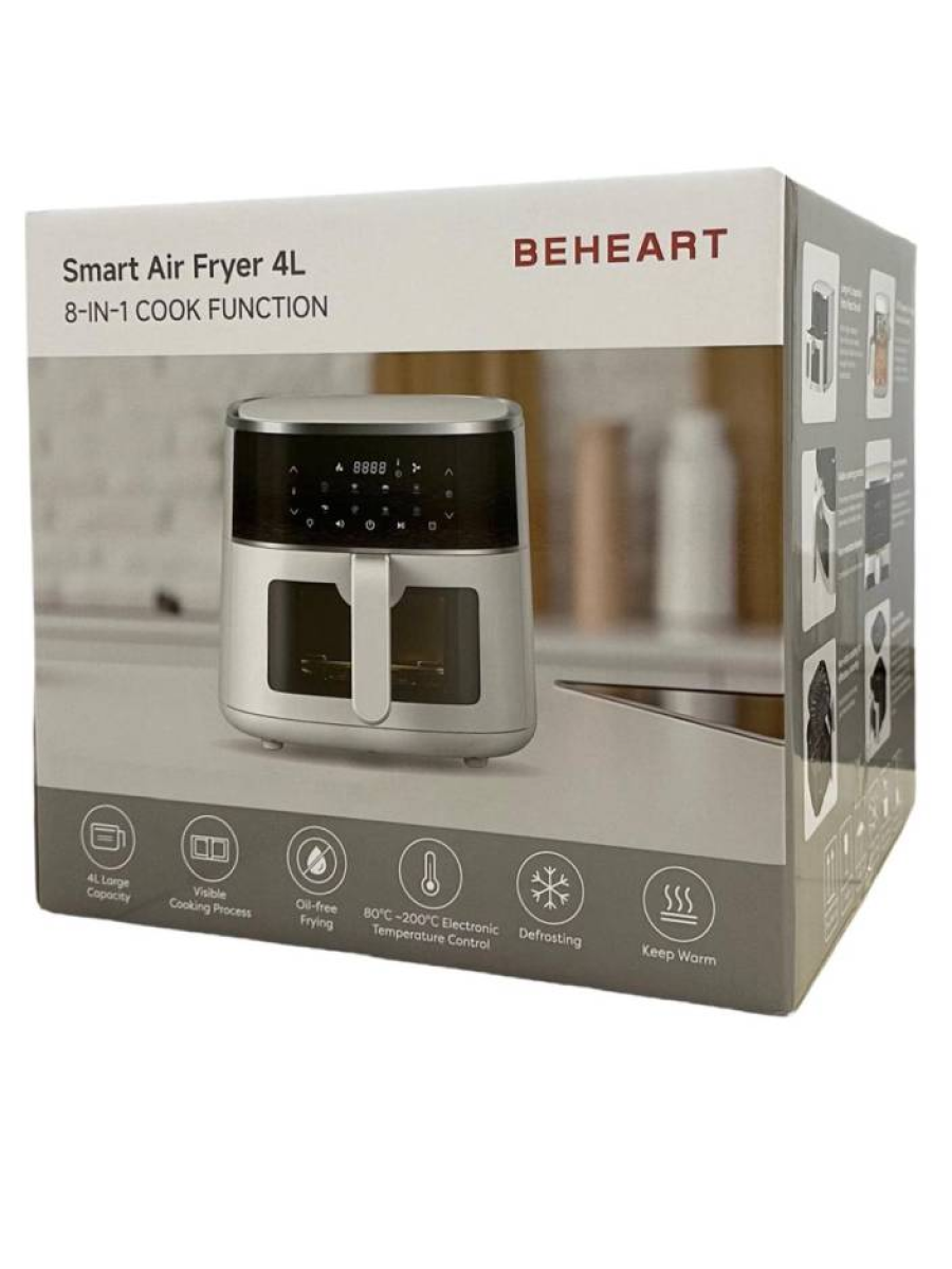 Аэрогриль BEHEART Smart Air Fryer 4L (AF-E4003-AS) White (Белый) Global Version Аэрогриль BEHEART Smart Air Fryer 4L (AF-E4003-AS) White (Белый) Global Version