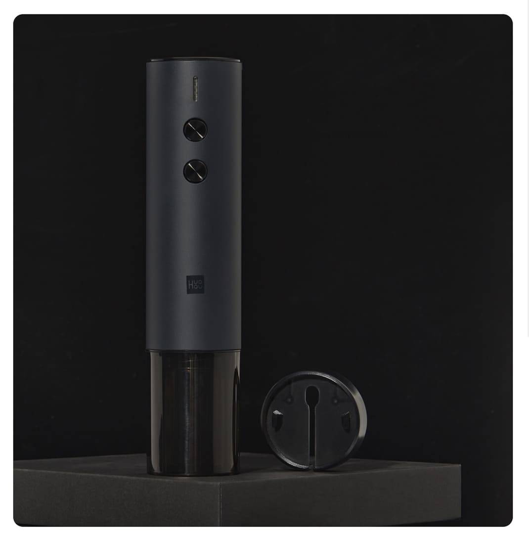 Штопор Huo Hou Electric Wine Opener HU0120 (в подарочной упаковке) Black (Черный)