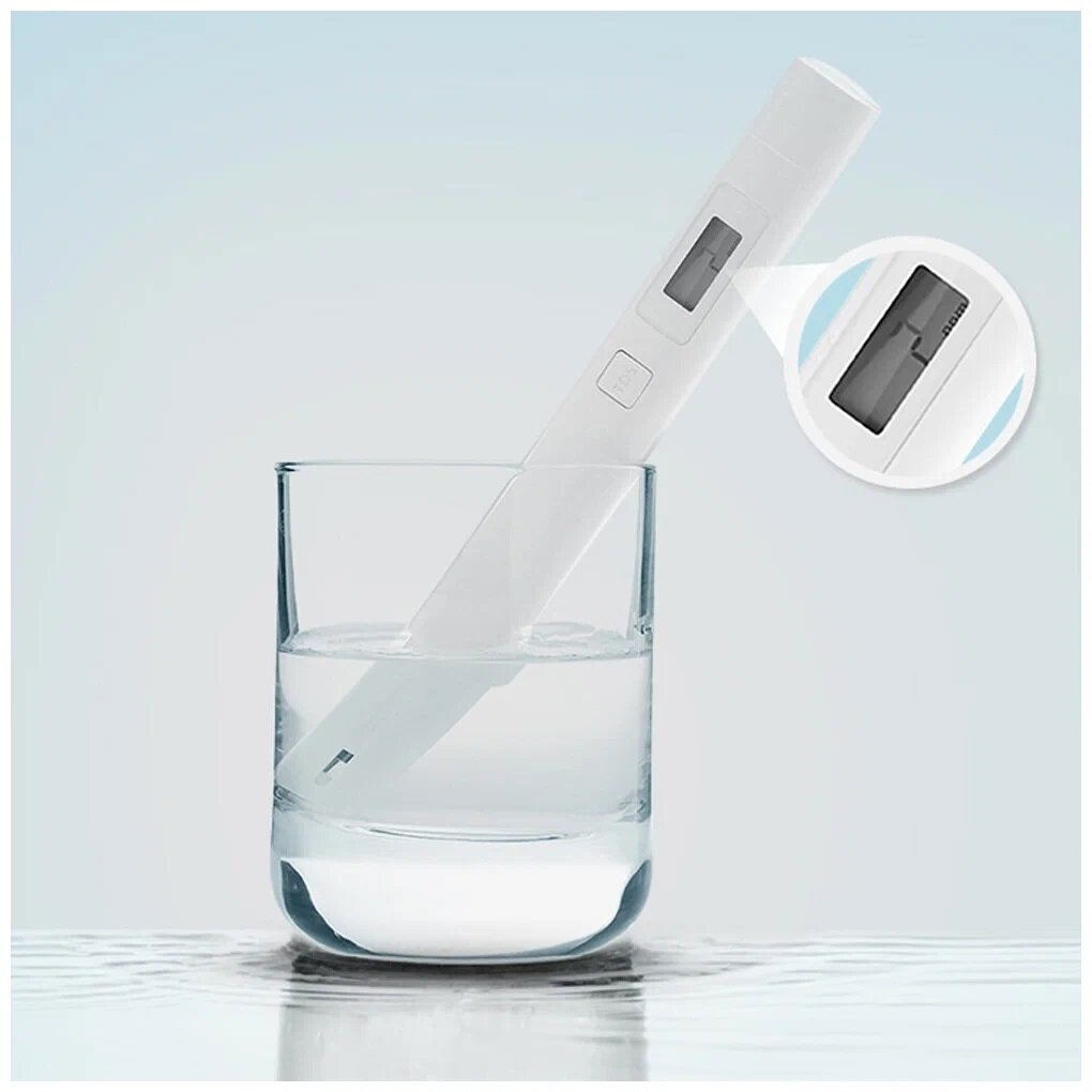 Анализатор качества воды Xiaomi TDS Pen (XMTDS01YM) White (Белый) Анализатор качества воды Xiaomi TDS Pen (XMTDS01YM) White (Белый)