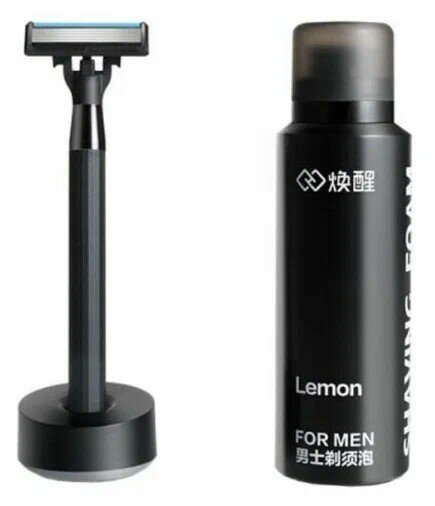 Набор для бритья Xiaomi Mijia Lemon Razor HandX H300 Black (Черный)