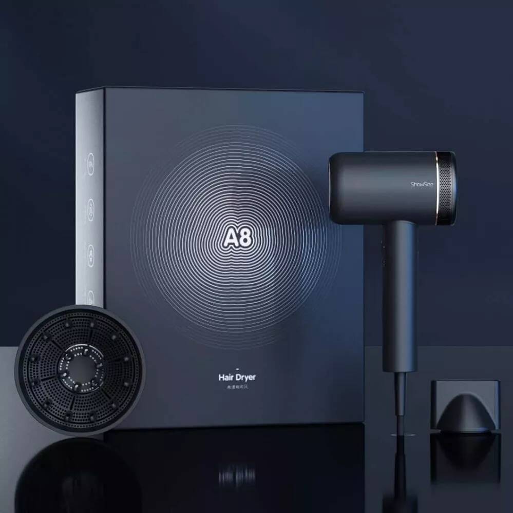 Фен Xiaomi Showsee Hair Dryer A8 Black (Черный)