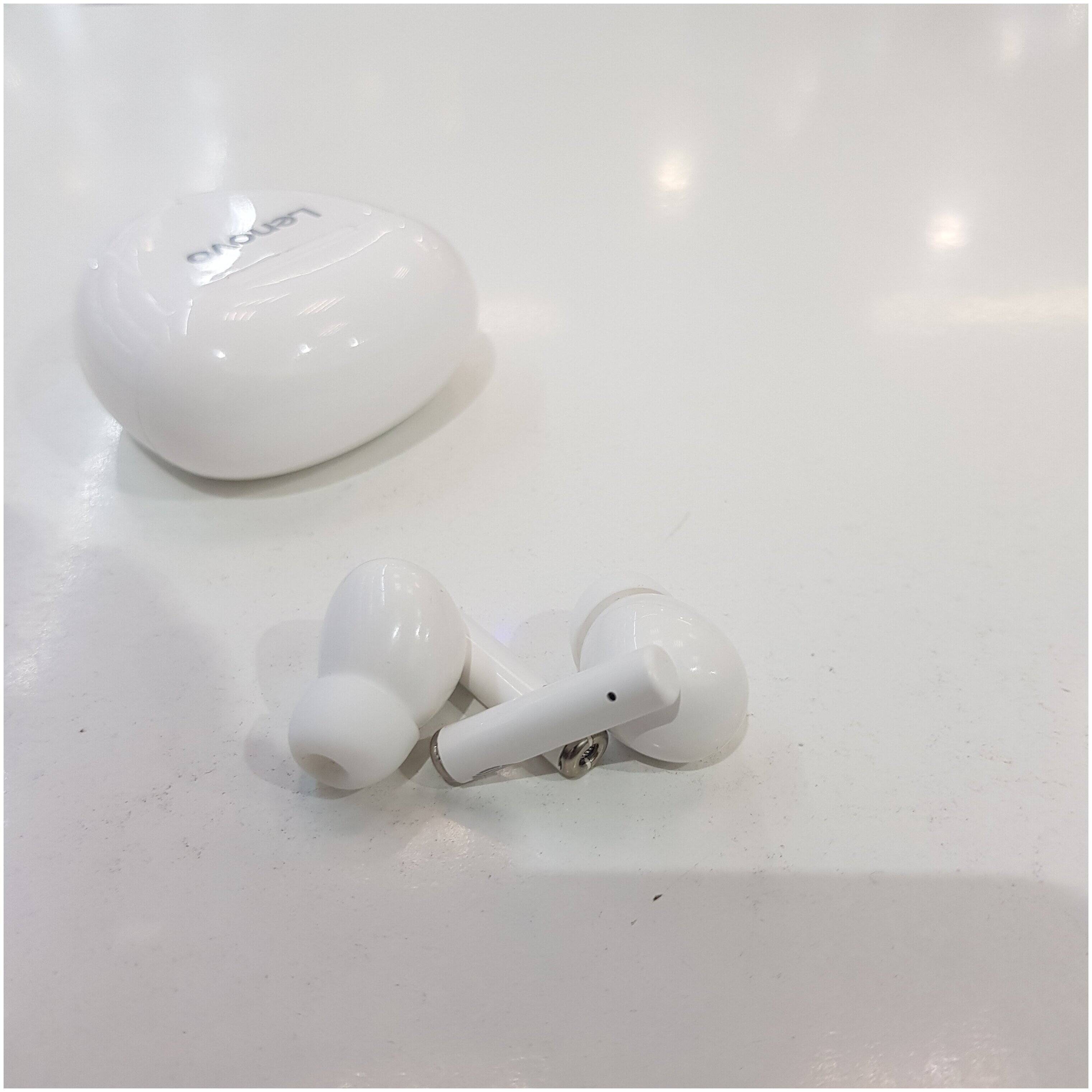 Беспроводные наушники Lenovo HT06 True Wireless Earbuds White (Белый) Global Version