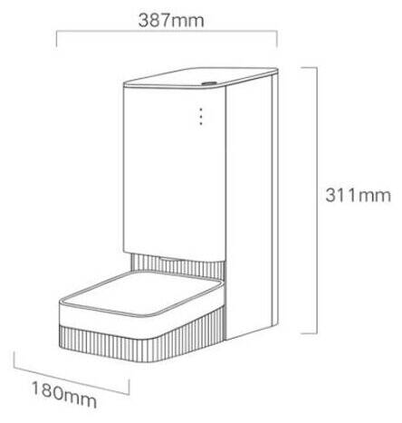 Автокормушка для животных Xiaomi Mijia Smart Pet Feeder 3.6 л (XWPF01MG) White (Белый) CN Автокормушка для животных Xiaomi Mijia Smart Pet Feeder 3.6 л (XWPF01MG) White (Белый) CN