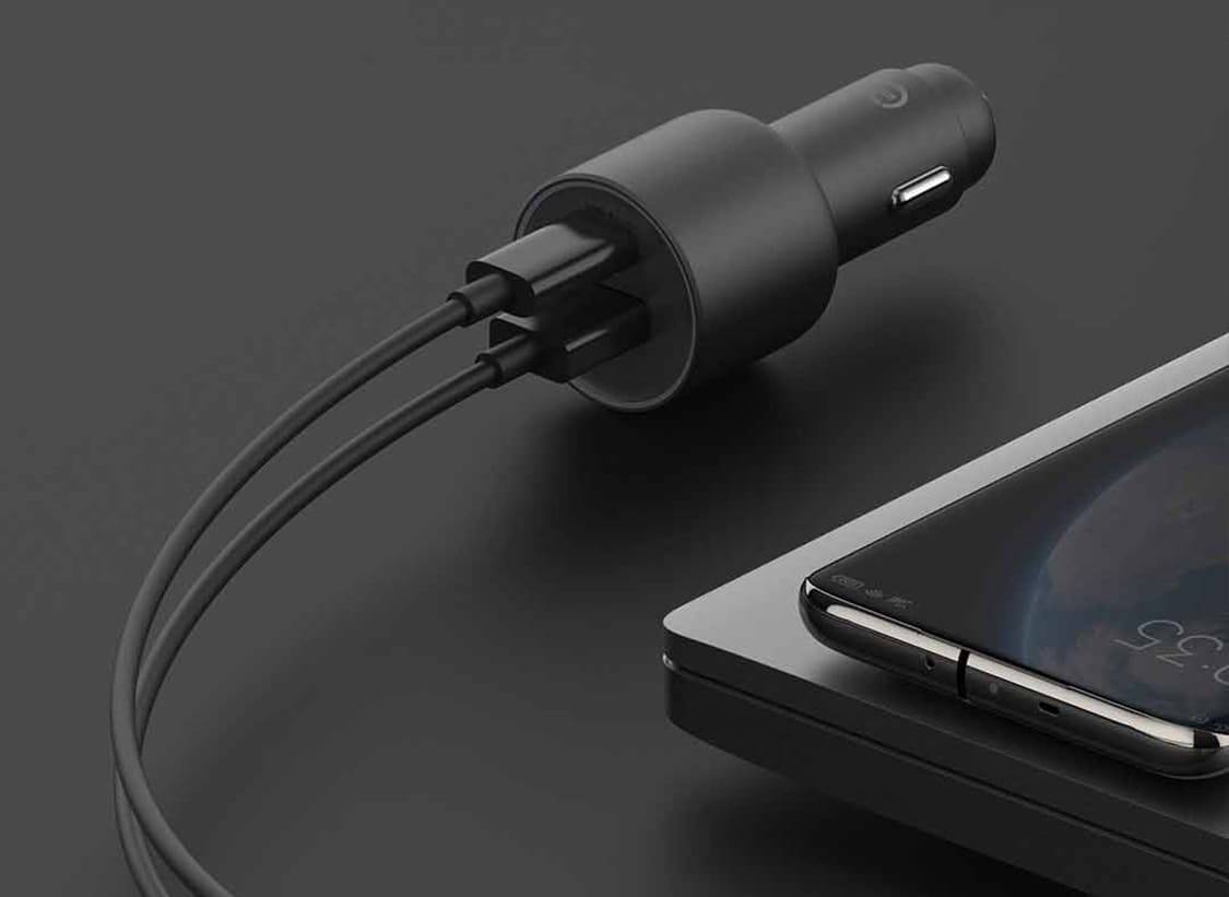 Автомобильное зарядное устройство Xiaomi Car Charger А1С 100W + кабель USB-C-Type-C (CC07ZM) Black (Черный) Автомобильное зарядное устройство Xiaomi Car Charger А1С 100W + кабель USB-C-Type-C (CC07ZM) Black (Черный)