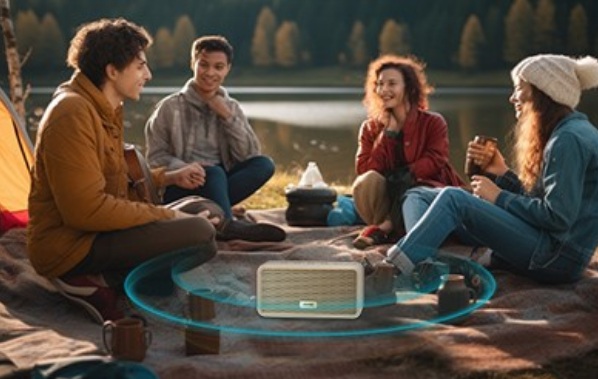 Колонка портативная WEKOME Beluga D9 20W White (Белый)