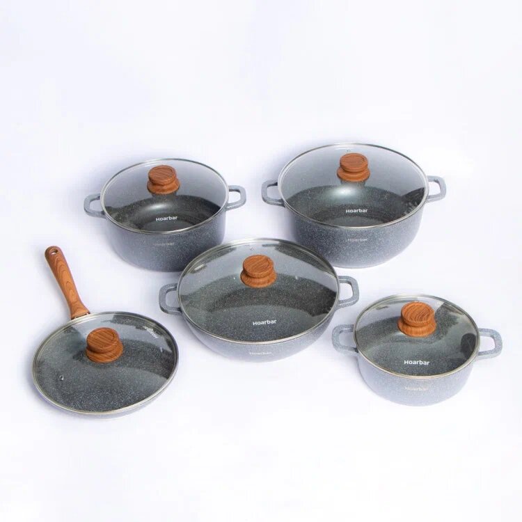 Кастрюля Hoarbar Casserole 20CM (A0320A) Gray (Серый)