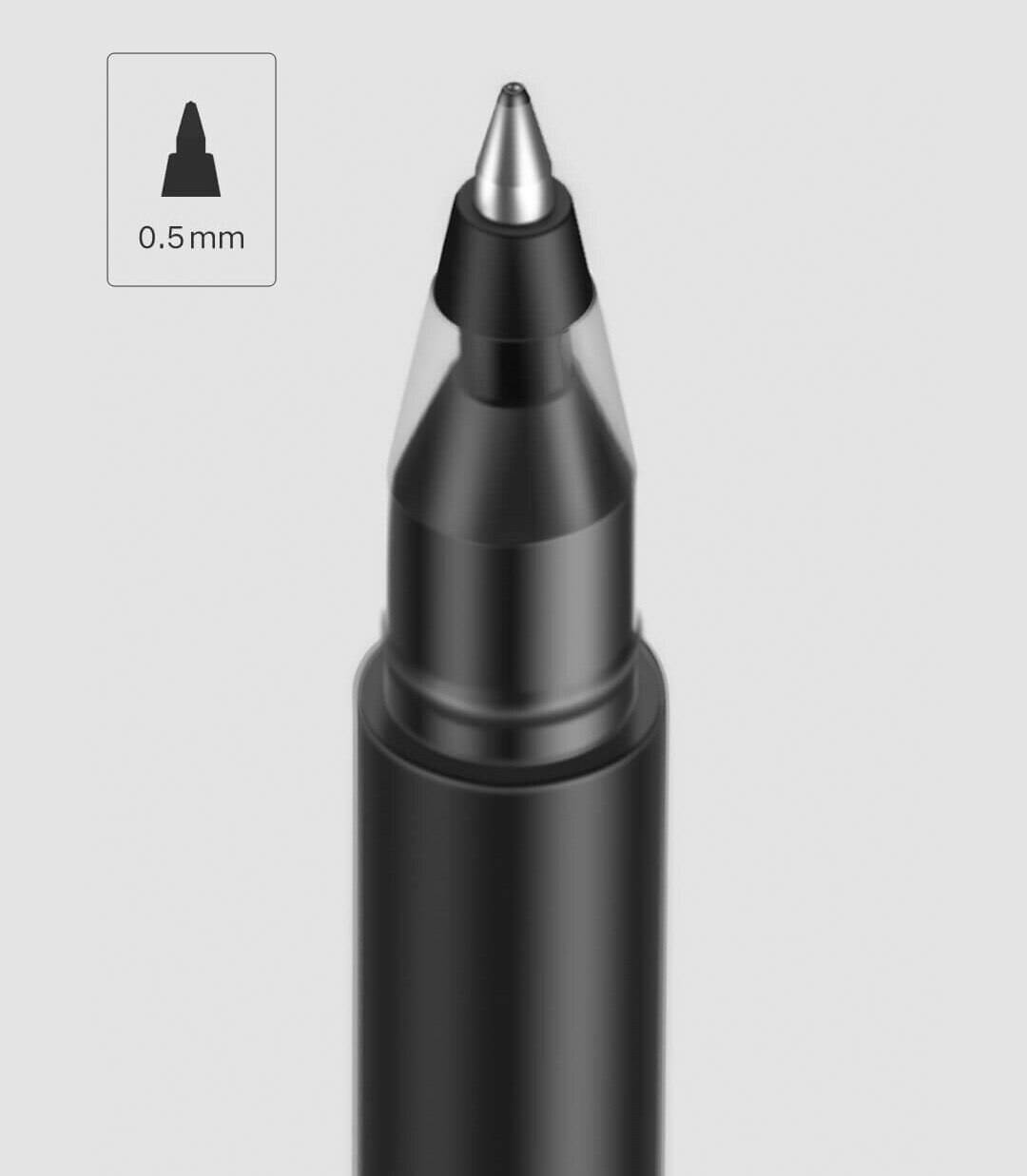 Набор гелевых ручек Xiaomi Jumbo Gel Ink Pen (MJZXB02WC) (10 шт) Black (Черный)
