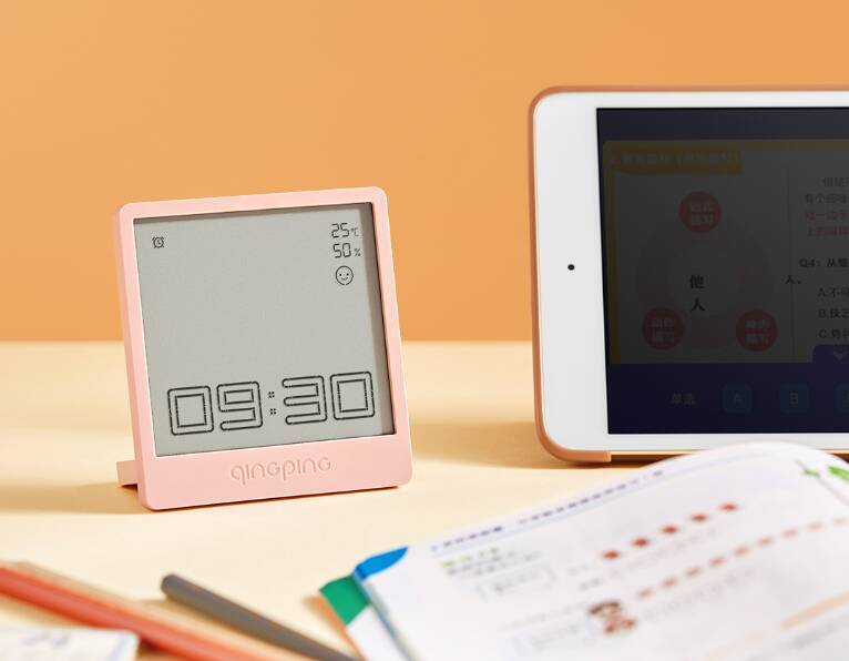 Часы-метеостанция Qingping Bluetooth Alarm Clock (CGC1) Pink (Розовый)