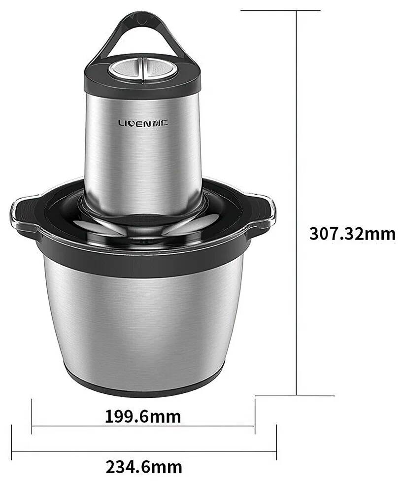 Электрическая мясорубка Xiaomi Liven JRJ-BW500 500W Gray (Серый)