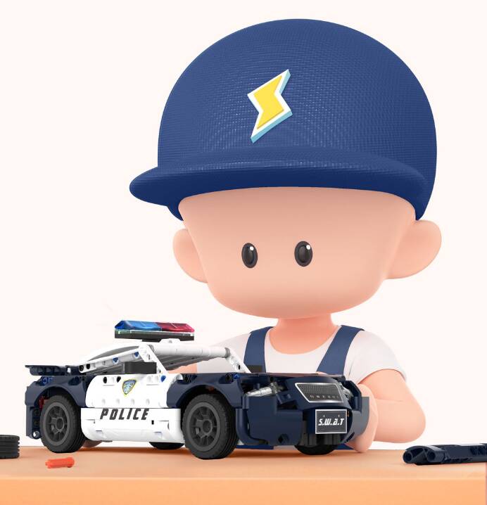 Конструктор Onebot Police Car (OBCJJC22AIQI) Blue (Синий) Конструктор Onebot Police Car (OBCJJC22AIQI) Blue (Синий)