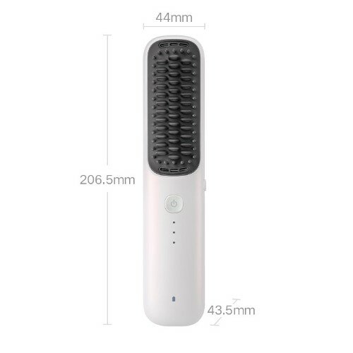 Беспроводная расческа для волос Xiaomi Mijia Wireless Hair Straightening Brush (MJZFS01LF) Silver (Серебристый) CN