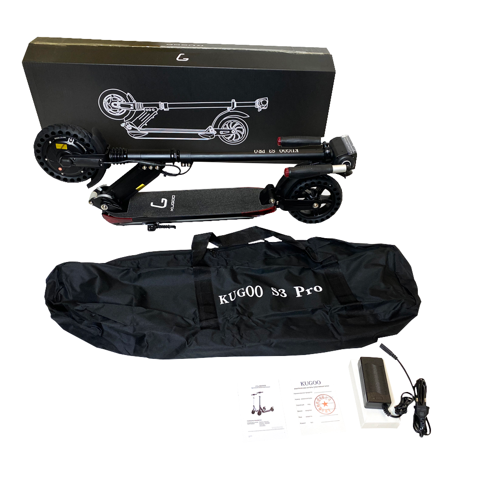 Электросамокат Kugoo S3 PRO Jilong Black (Черный)