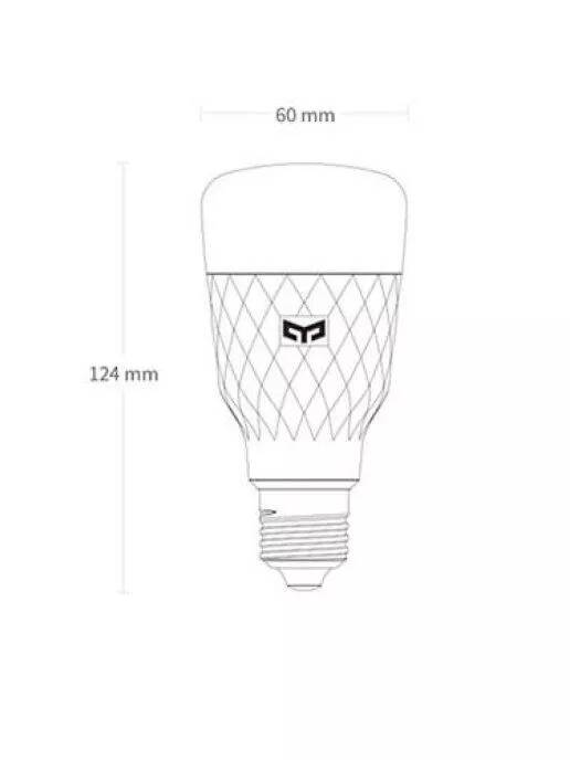 Лампа светодиодная Yeelight Smart LED Bulb 1S E27 (YLDP15YL) 8.5Вт White (Белый)