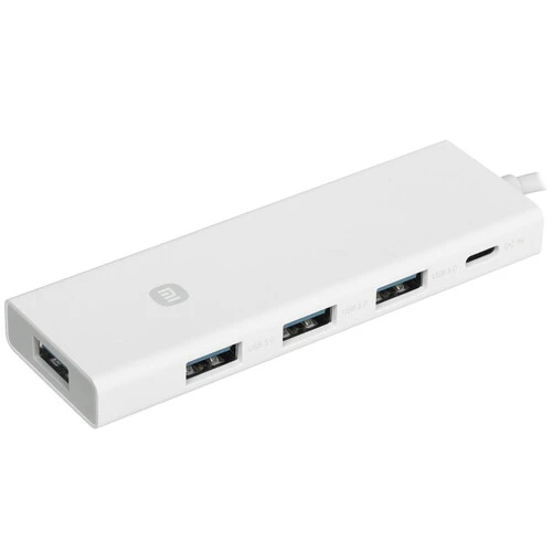 Адаптер USB-хаб Xiaomi Multifunctional HUB 4-in-1 Dual Head Splitter (XMSTFXQ01YM) White (Белый) CN