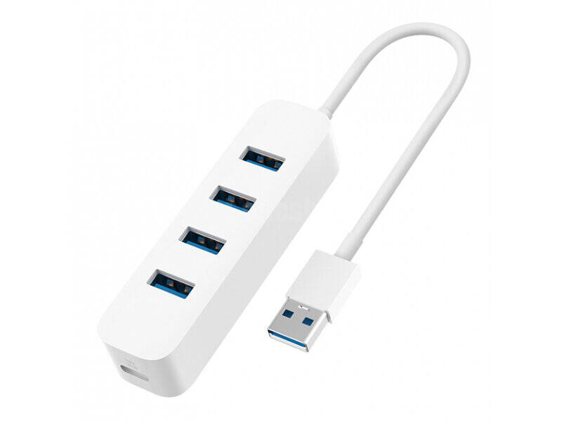 Адаптер сплиттер Xiaomi USB 3.0 Splitter (XMFXQ01QM) White (Белый)