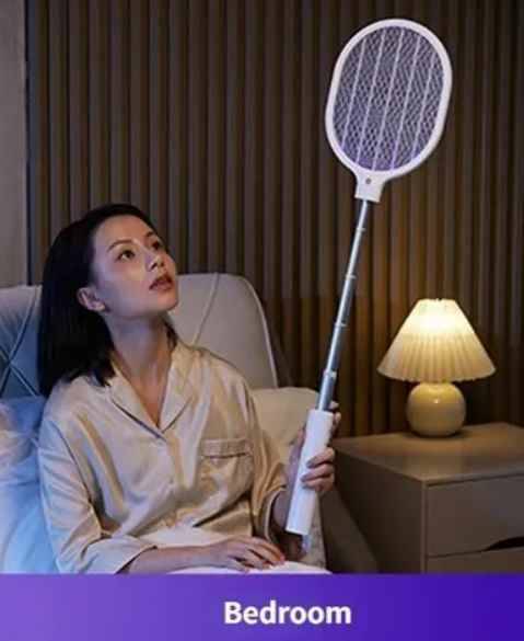 Электрическая мухобойка Qualitell Telescopic Electric Mosquito Swatter (ZSS220907) Электрическая мухобойка Qualitell Telescopic Electric Mosquito Swatter (ZSS220907)