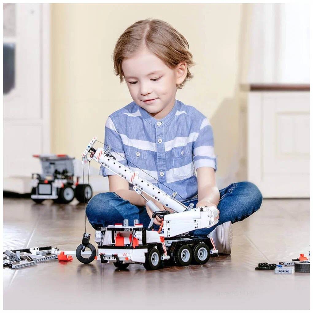 Конструктор подъемный кран Xiaomi Mitu Building Blocks Mobile Engineering Crane (MTJM03IQI) White (Белый)