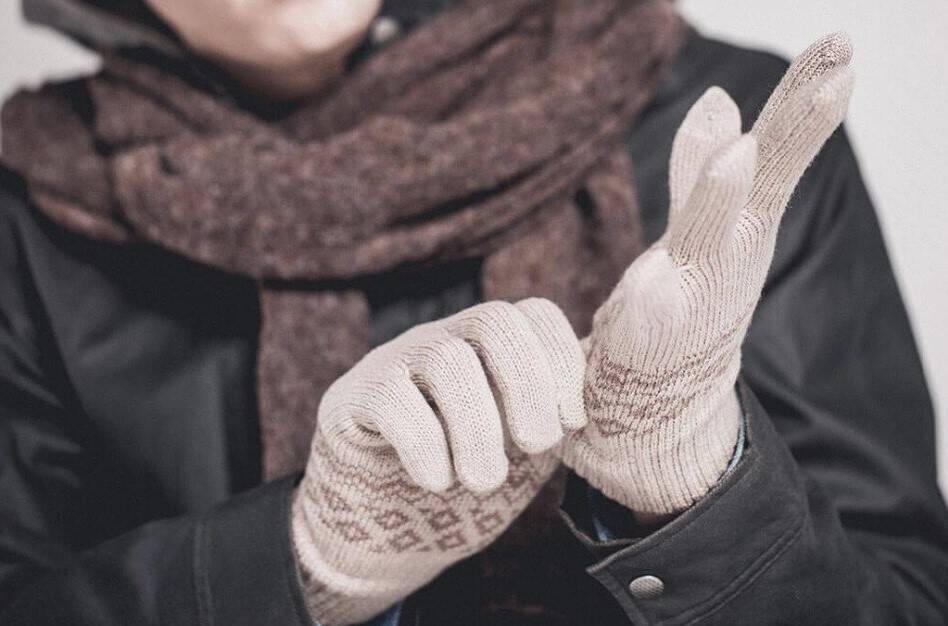 Перчатки для сенсорных экранов Xiaomi FO Touch Wool Gloves Beige (Бежевый) Перчатки для сенсорных экранов Xiaomi FO Touch Wool Gloves Beige (Бежевый)