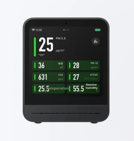 Монитор качества воздуха Qingping Air Monitor CGS2 Black (Черный)