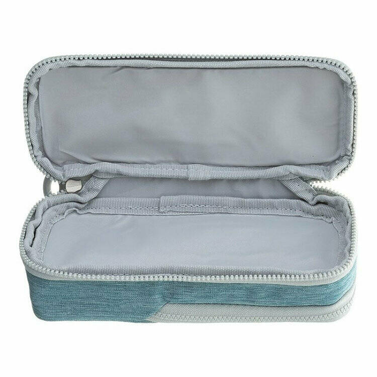 Пенал школьный Xiaomi 90 Points NINETYGO Smart School Pencil Case на молнии Blue (Голубой)