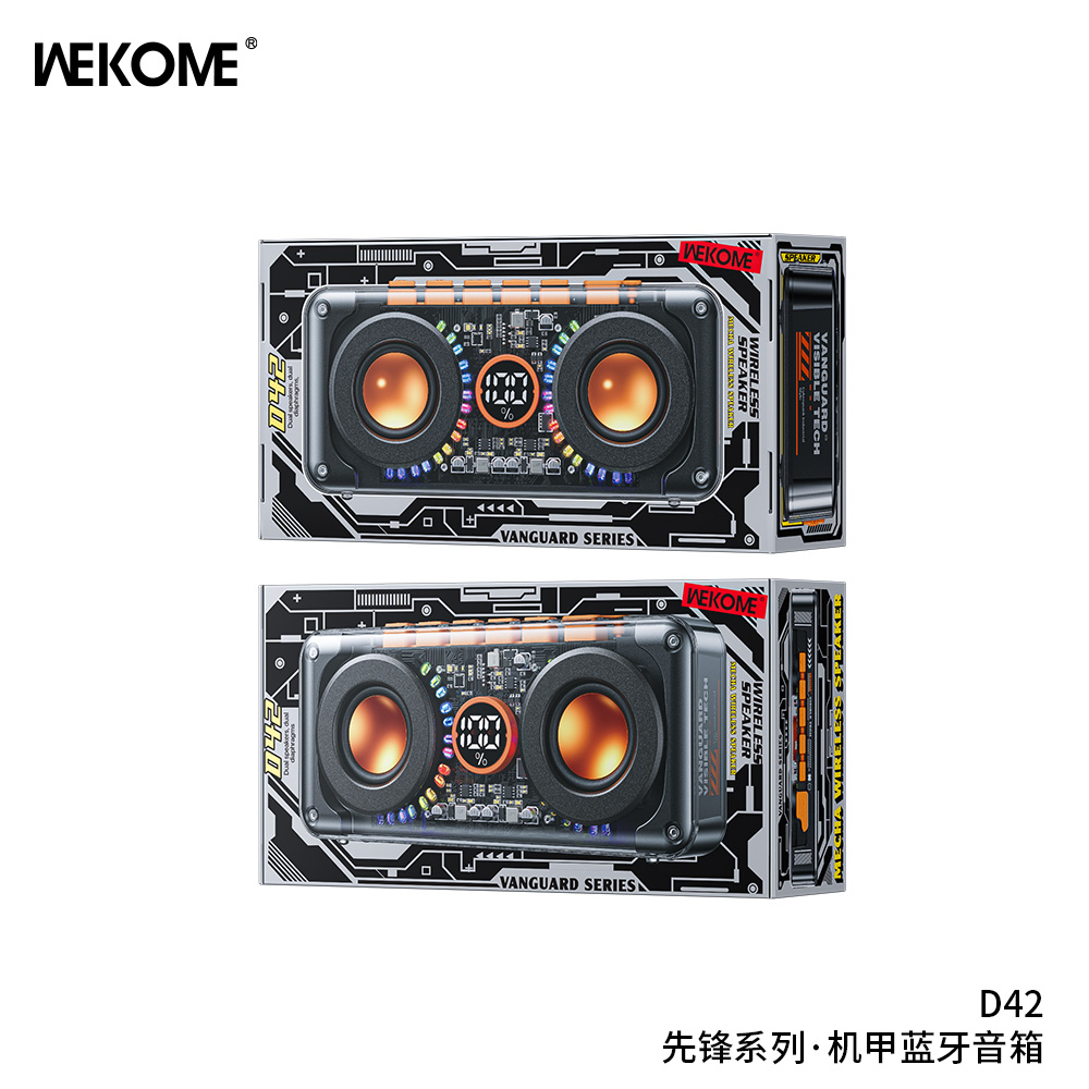 Колонка портативная WEKOME D42 Black (Черный) Колонка портативная WEKOME D42 Black (Черный)