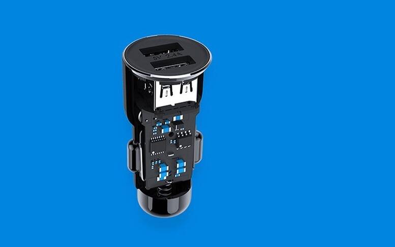 Автомобильное зарядное устройство Roidmi 3S 2USB 3.4A с FM-трансмитером (BFQ04RM) Black (Черный) Автомобильное зарядное устройство Roidmi 3S 2USB 3.4A с FM-трансмитером (BFQ04RM) Black (Черный)