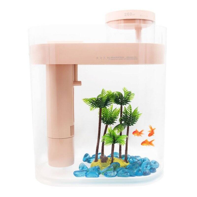 Аквариум Xiaomi HFJH Amphibian Eco-Aquarium Youth Edition (HF-JHYGQC001) Pink (Розовый)
