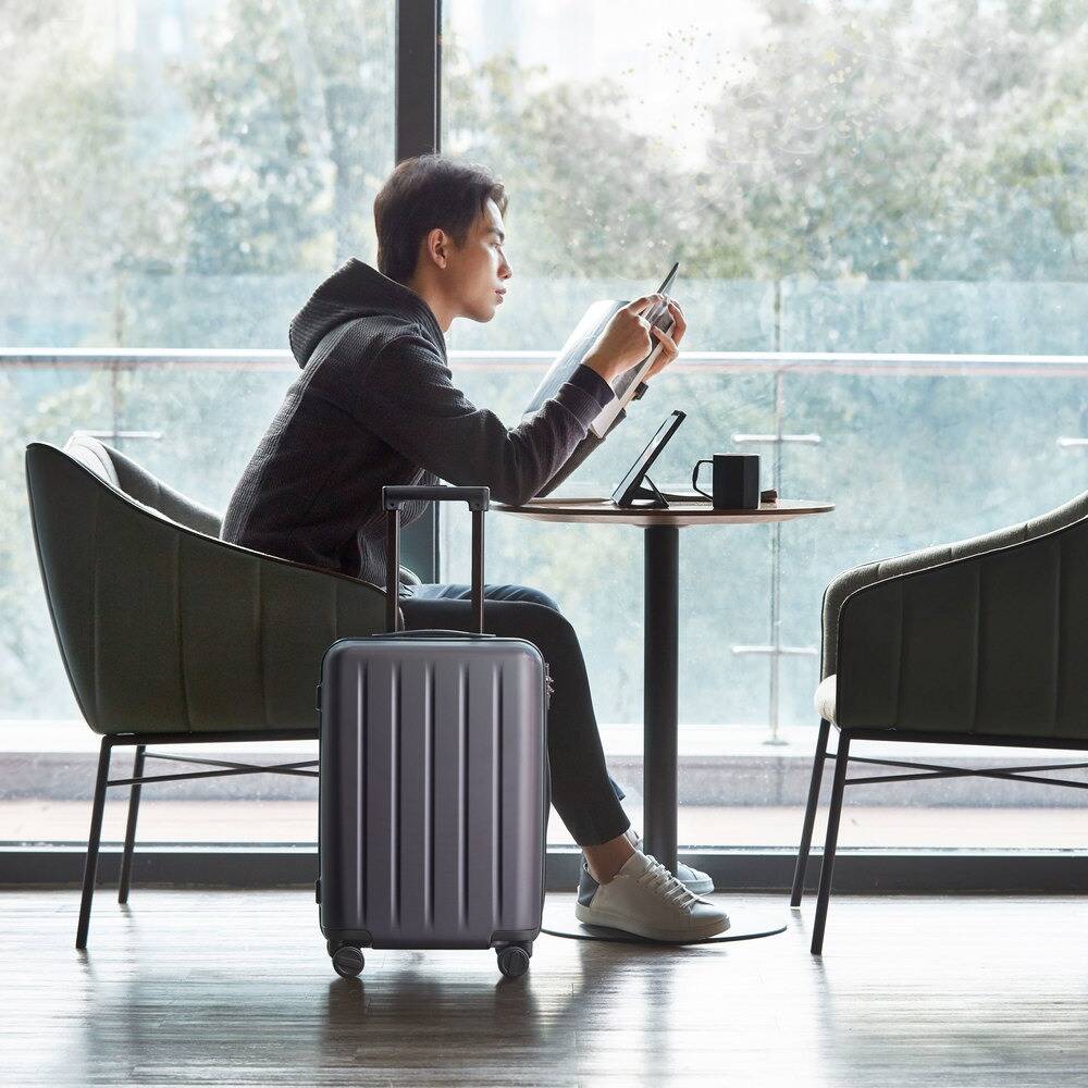 Чемодан NINETYGO Danube Luggage 24" Black (Черный)