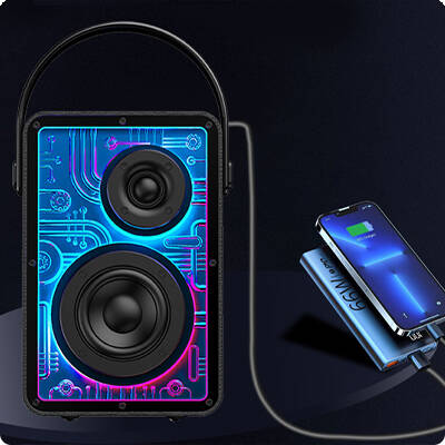 Колонка Xiaomi BINNIFA Portable Atmosphere Light Bluetooth Audio Single Unit (R12) Black (Черный)