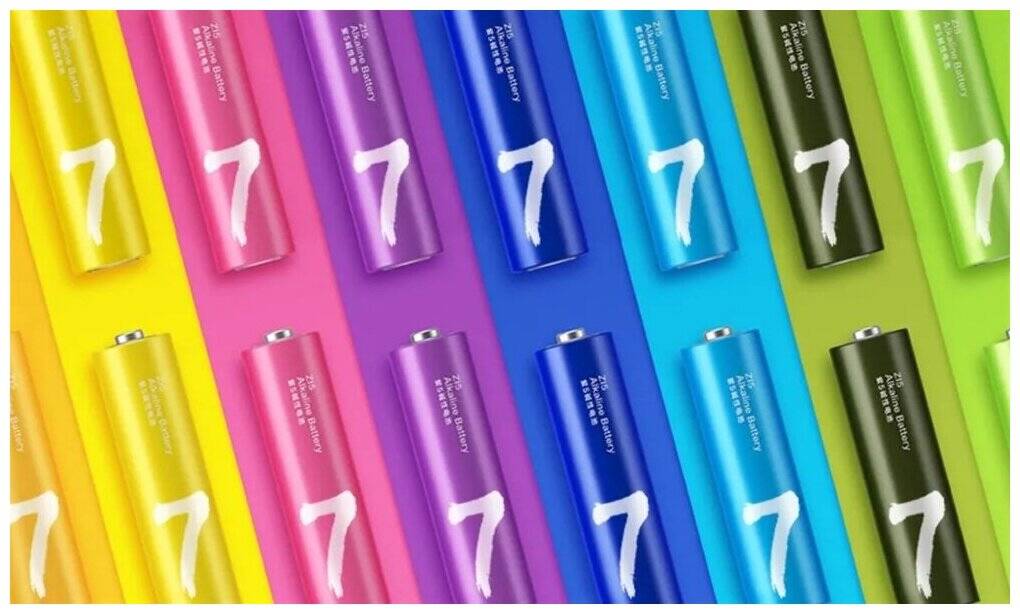 Батарейки ZMI Rainbow ZI7 тип AAA 24 шт. (цветные)