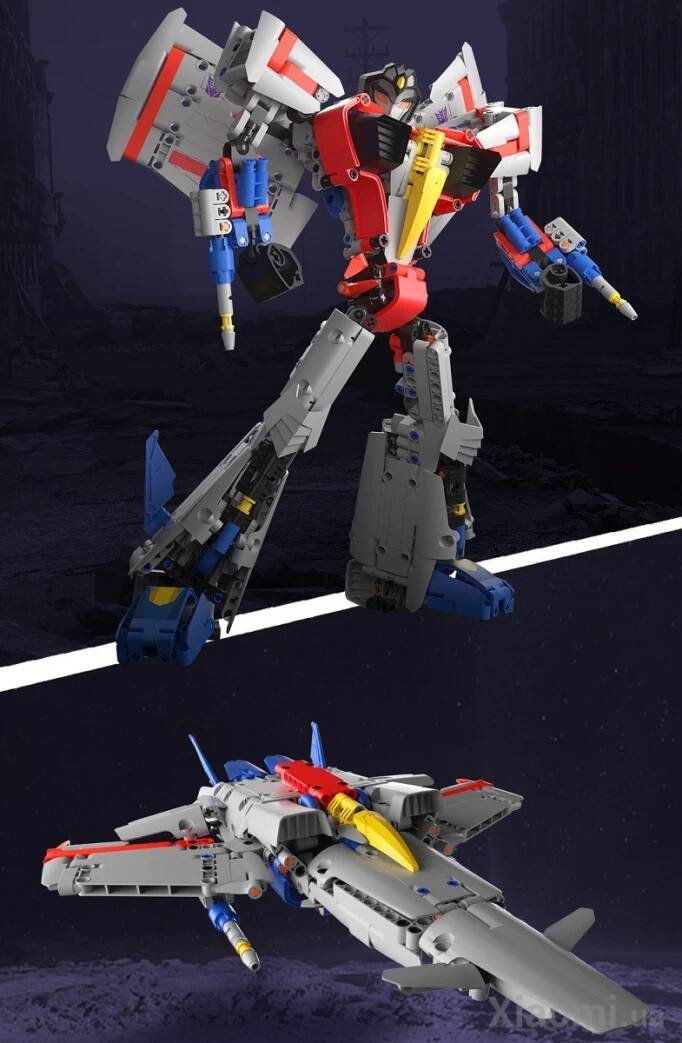 Конструктор Onebot Transformers Starscream (OBHZZ03HZB) White (Белый)
