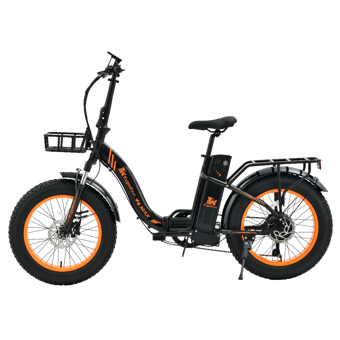 Электровелосипед KugooKirin V4 MAX Black (Черный) Электровелосипед KugooKirin V4 MAX Black (Черный)