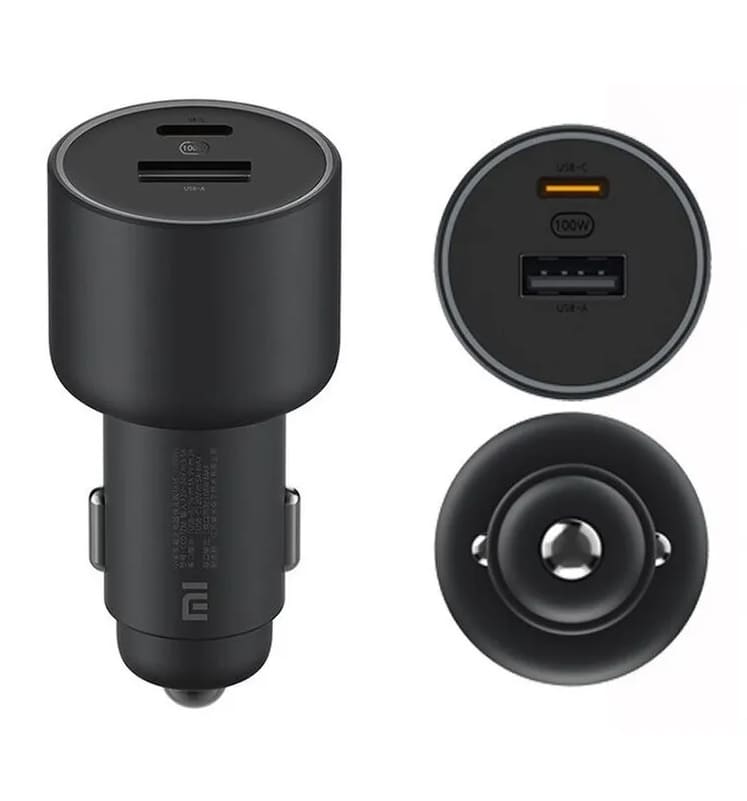 Автомобильное зарядное устройство Xiaomi Car Charger 1A1C 100W + кабель MDY-16-ER Black (Черный)
