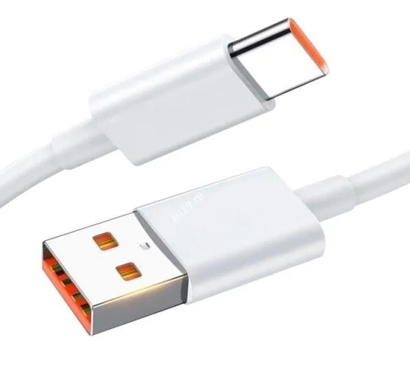 Кабель Xiaomi Smart For 6A Type-C Fast Charging Data Cable 6A-120W White (Белый)
