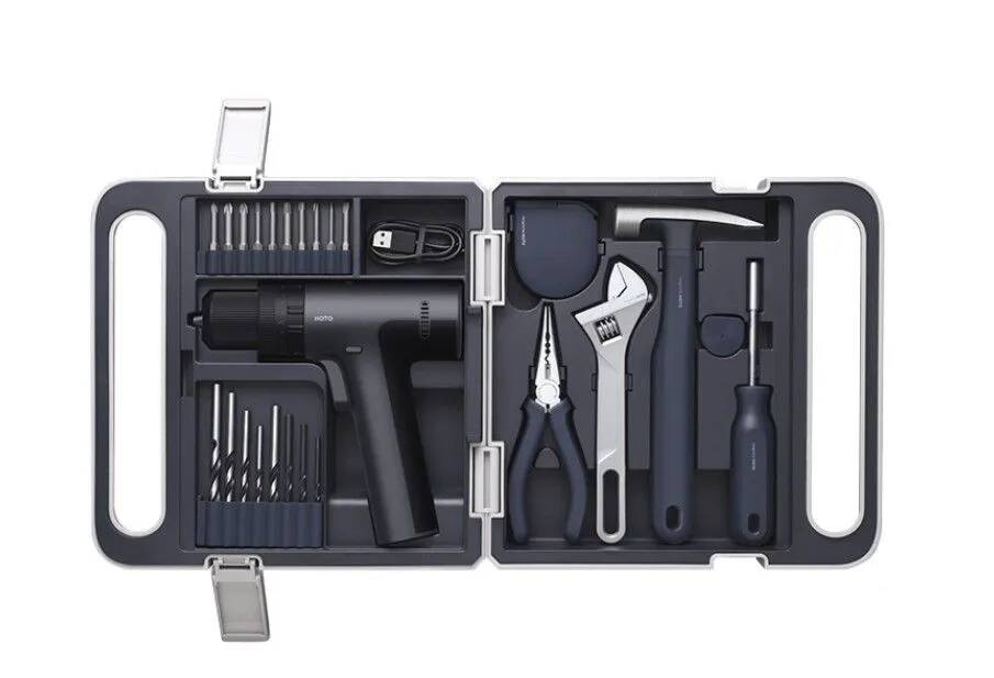 Электрическая дрель-шуруповерт Xiaomi HOTO Manual Tool Set (QWDZGJ002) Gray (Серый)