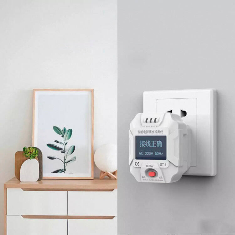 Тестер розеток Xiaomi Duka Smart Power Socket Detector (ST-1) White (Белый)