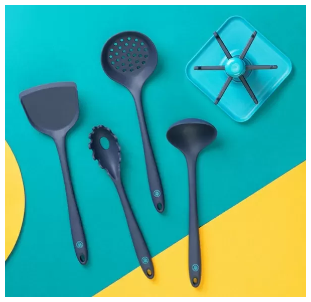 Кухонный набор Xiaomi Zhiwu ZCPJ001 (4 ШТ) Blue (Синий)