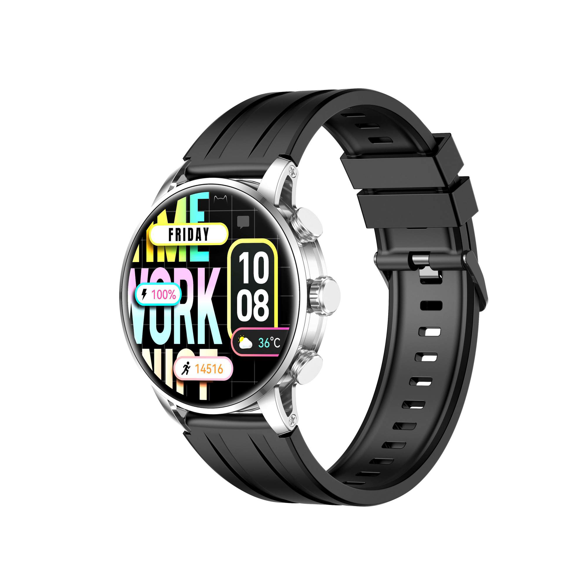 Умные часы Kieslect Calling Watch Kr2 Pro (YFT2084EU) Silver (Серебристый) Global Version Умные часы Kieslect Calling Watch Kr2 Pro (YFT2084EU) Silver (Серебристый) Global Version